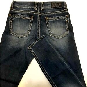 Ladies buckle jeans